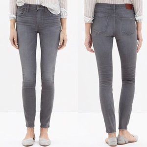 Madewell high rise skinny ankle jeans